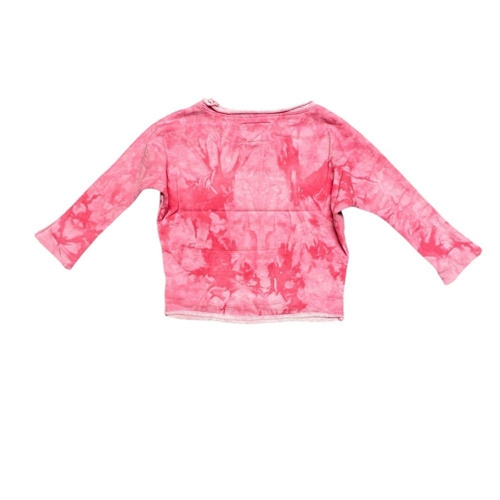 Appaman Peanuts Sweatshirt Light Pink Tie Dye Girls Size 3T NWT Casual Snoopy - Picture 2 of 11